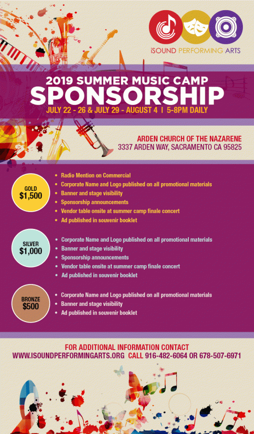Summer Music Camp Sponsorship